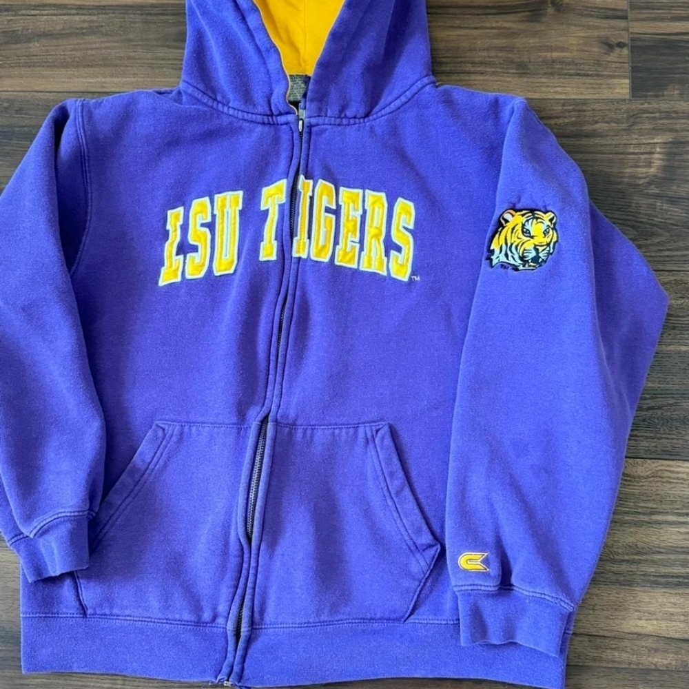 LSU Tigers zip up hoodie